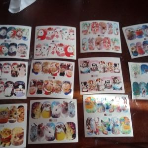 Water transfer s nail art